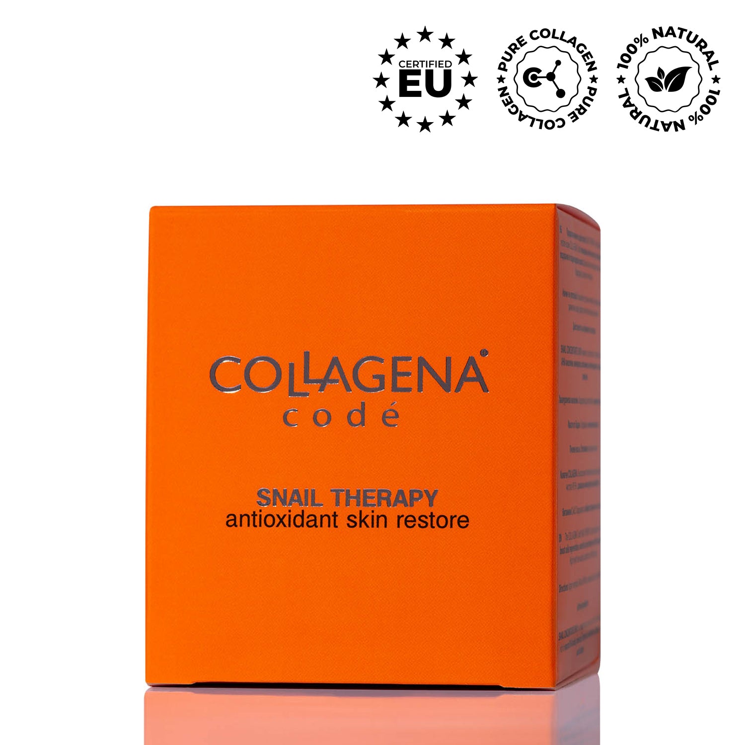 CREMĂ DE RESTABILIRE A PIELII CU ANTIOXIDANȚI SNAIL THERAPY COLLAGENA Codé, 50 ml.