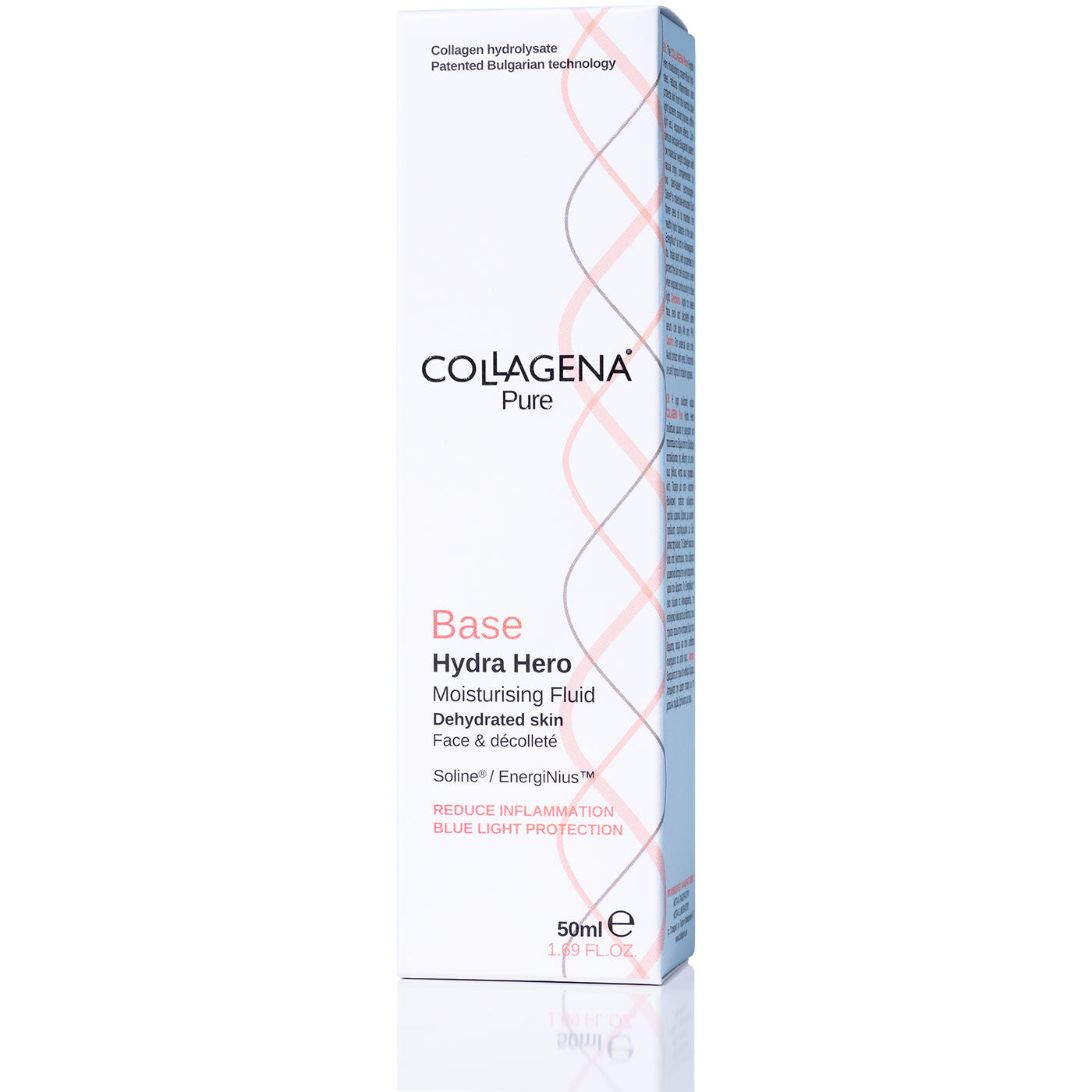 Hydra Hero moisturizing cream fluid COLLAGENA Pure, 50 ml.