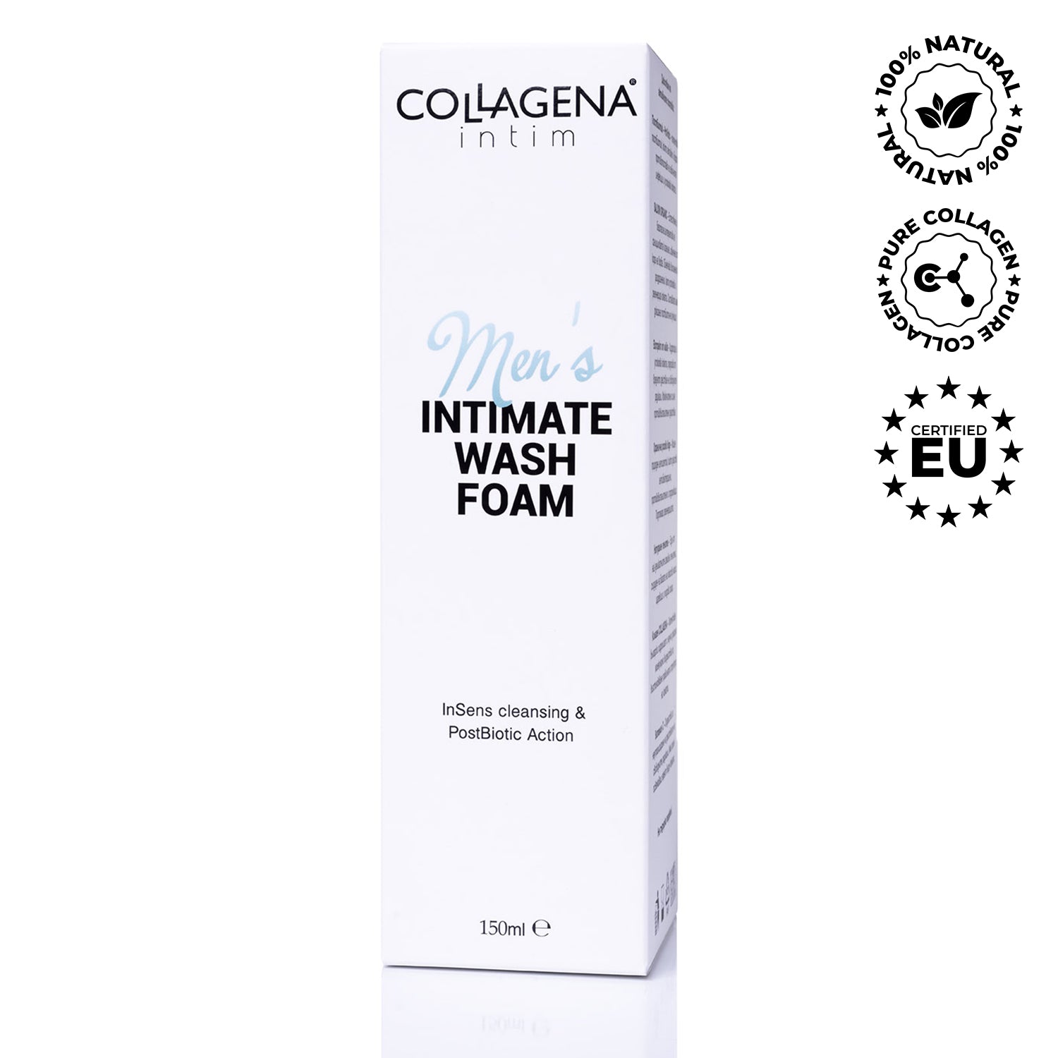 Cleansing intimate foam for men - Man's intimate, COLLAGENA intim, 150 ml.