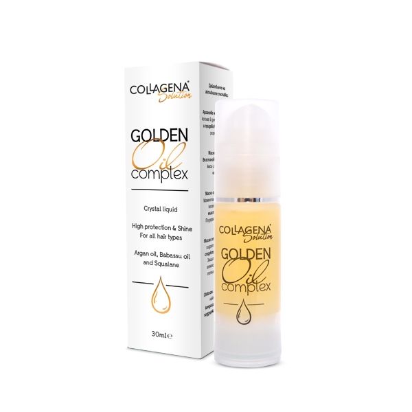 GOLDEN Oil complex COLLAGENA Solution pentru păr puternic și strălucitor, 30 ml.