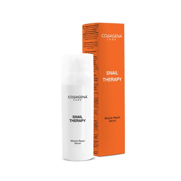 Face serum SNAIL THERAPY Miracle Repair COLLAGENA Codé, 50 ml.