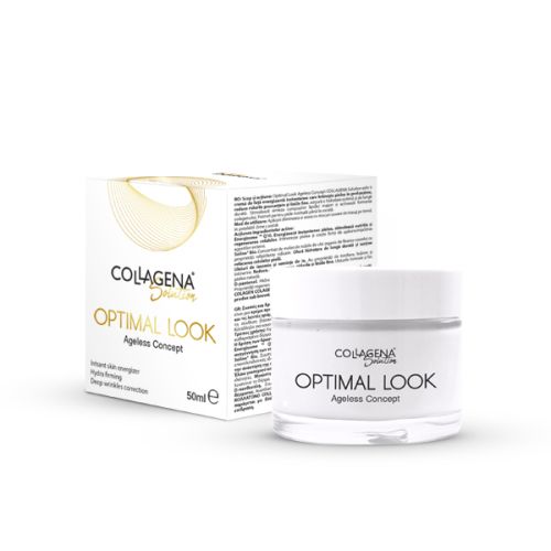 Crema facială energizantă și regenerantă cu efect instantaneu Optimal Look Ageless Concept - SOLUȚIA COLLAGENA, 50 ml.