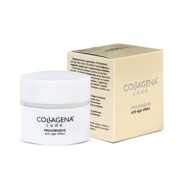 PROGRESSIVE anti-age effect cream COLLAGENA Codé, 50 ml.